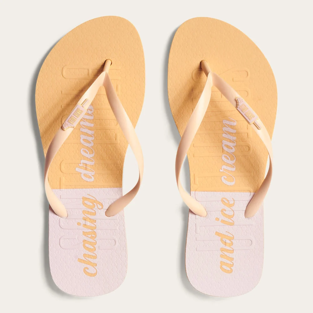 Chinelo Flip Flop Borracha Amarelo Buttercream - vista 3 de 3