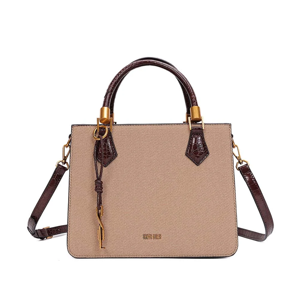 Bolsa Canvas Alça Dupla Bege Areia - vista 1 de 7
