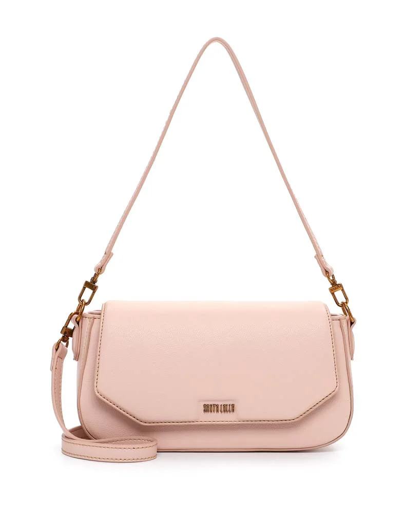 Bolsa Baguete Média Risco Alça Dupla Rosa Blossom - vista 1 de 5