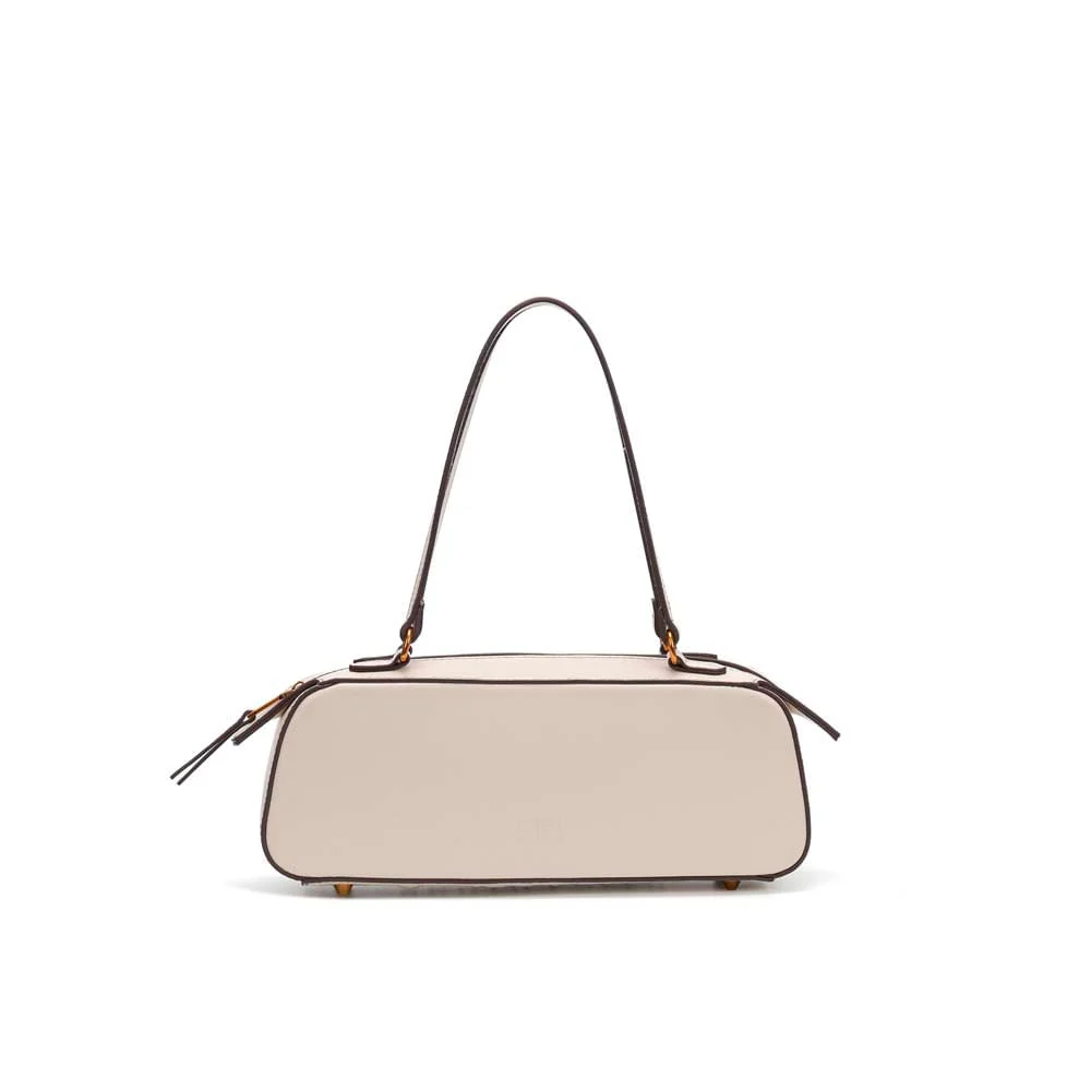 Bolsa Soft Alça De Ombro Bege Marfim - vista 1 de 5