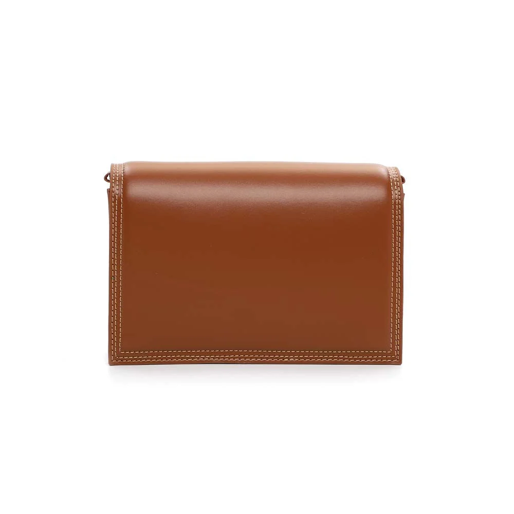 Bolsa Carteira Soft Transversal Marrom Safari - vista 3 de 5