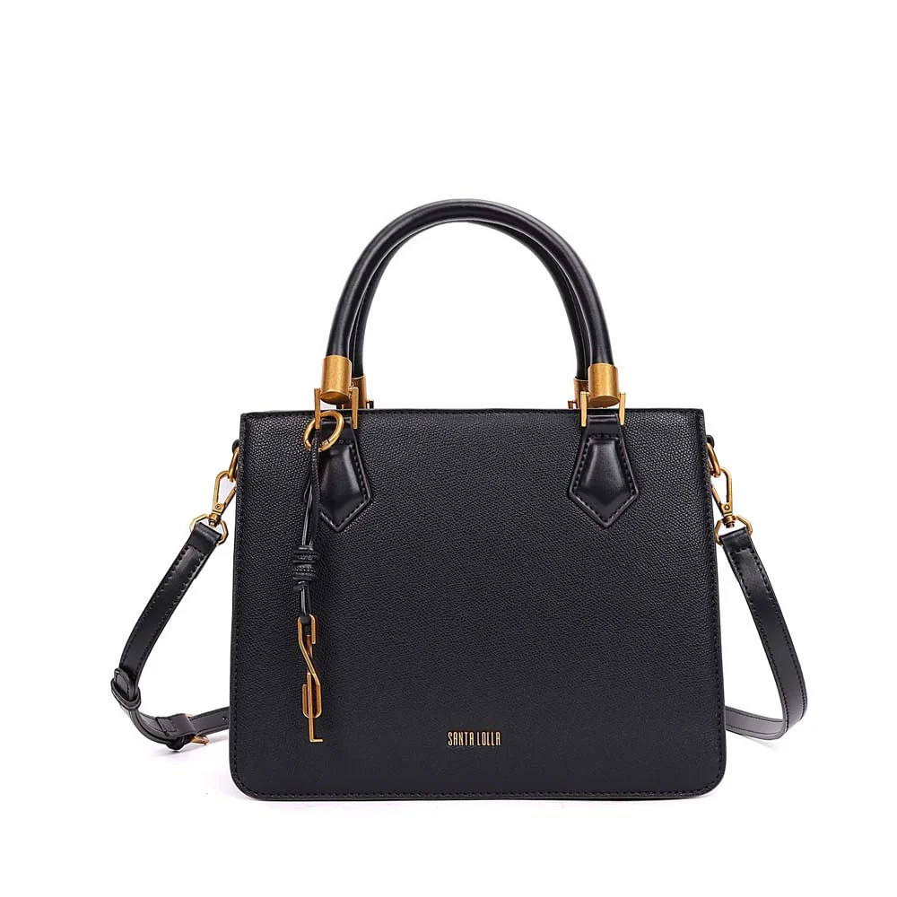 Bolsa Tote Risco Alça Dupla Preta - vista 1 de 2