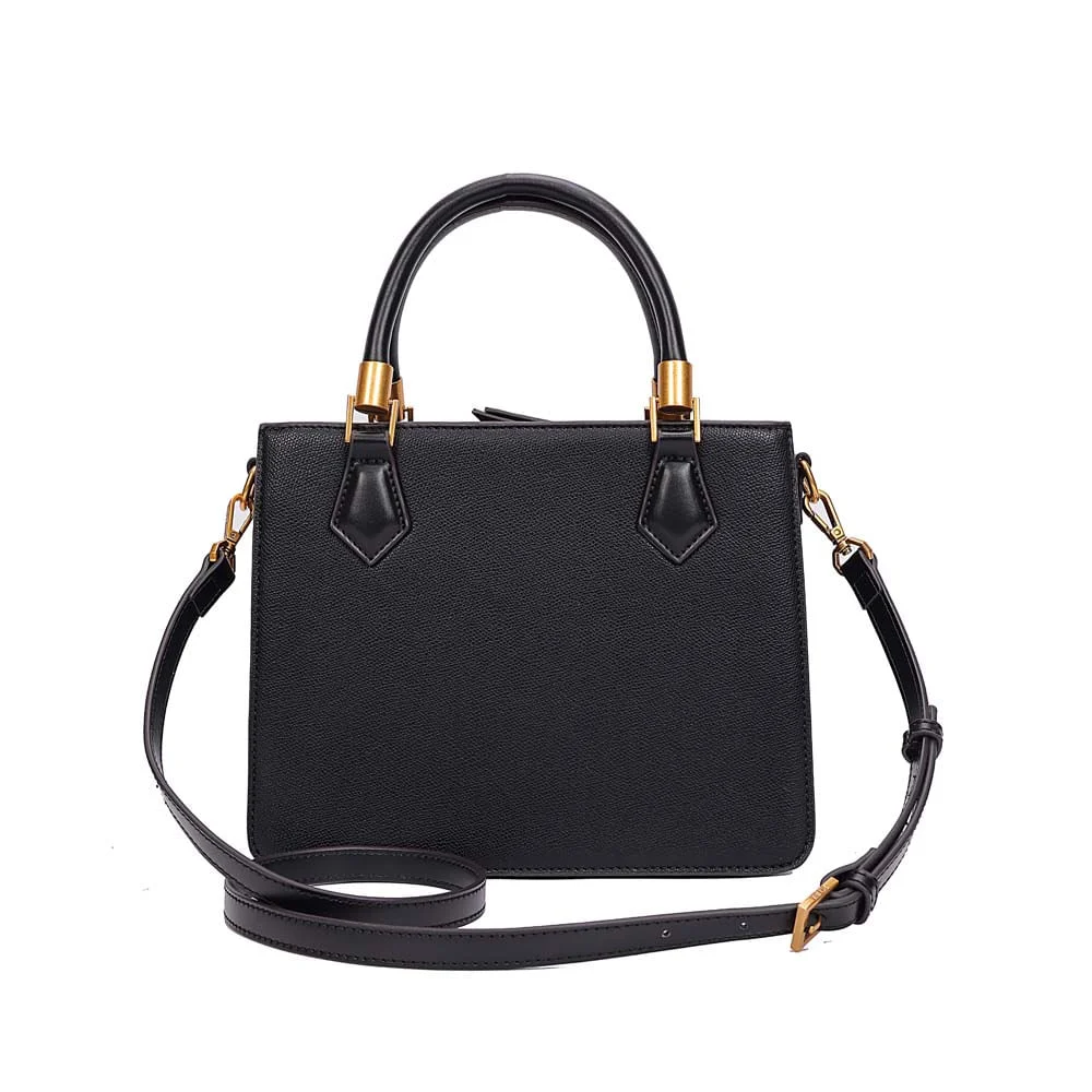 Bolsa Tote Risco Alça Dupla Preta - vista 2 de 2