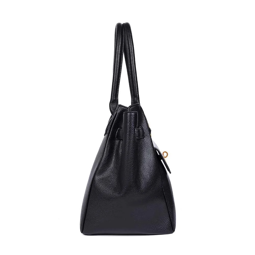 Bolsa Grande Floater Alça De Ombro Preta - vista 4 de 8