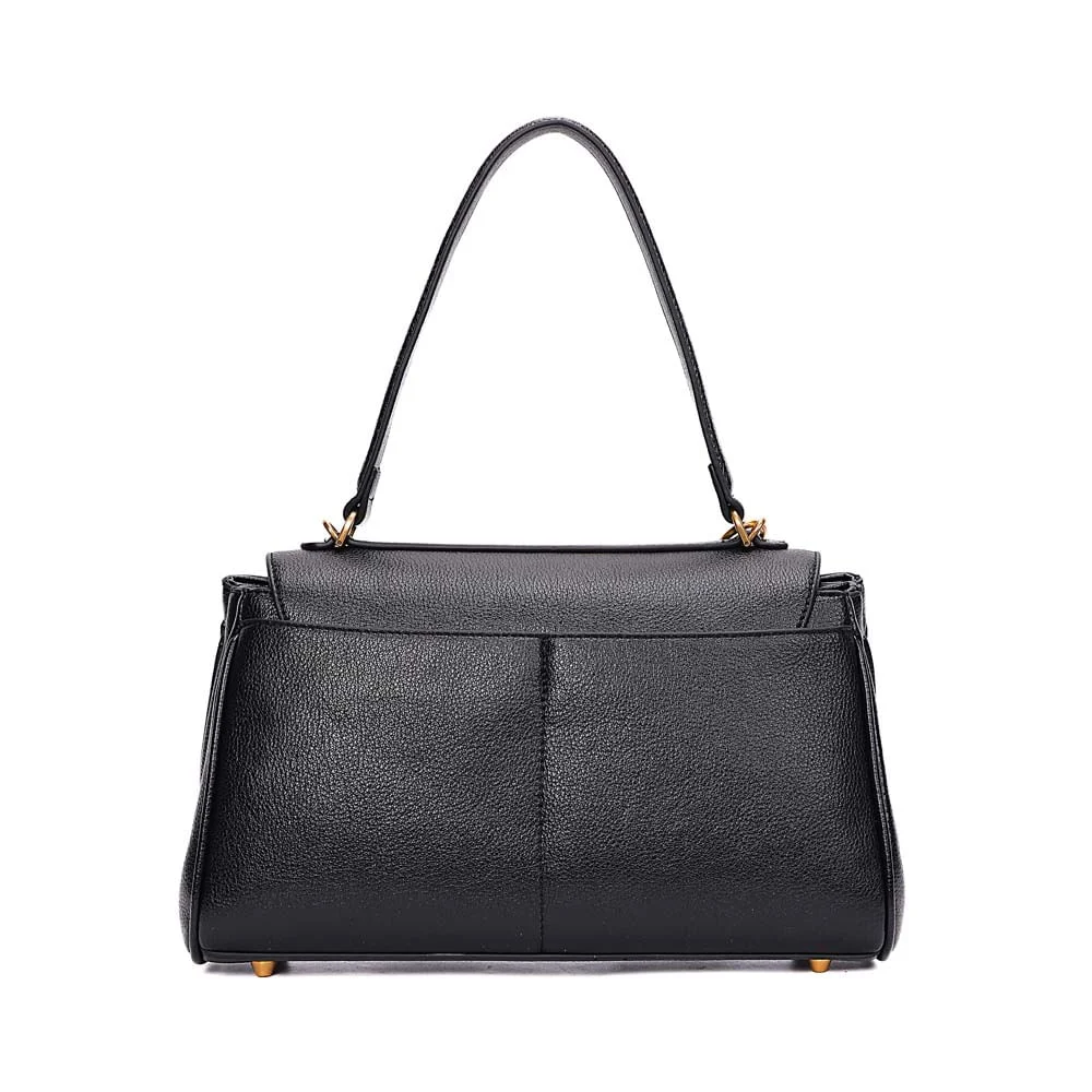 Bolsa Média Floater Alça De Ombro Preta - vista 5 de 7