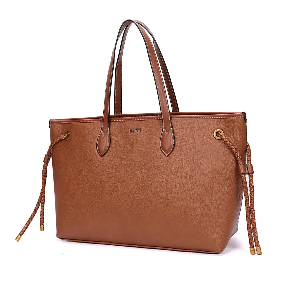 Bolsa Shopper Floater Alça De Ombro Marrom Safari - vista 3 de 7