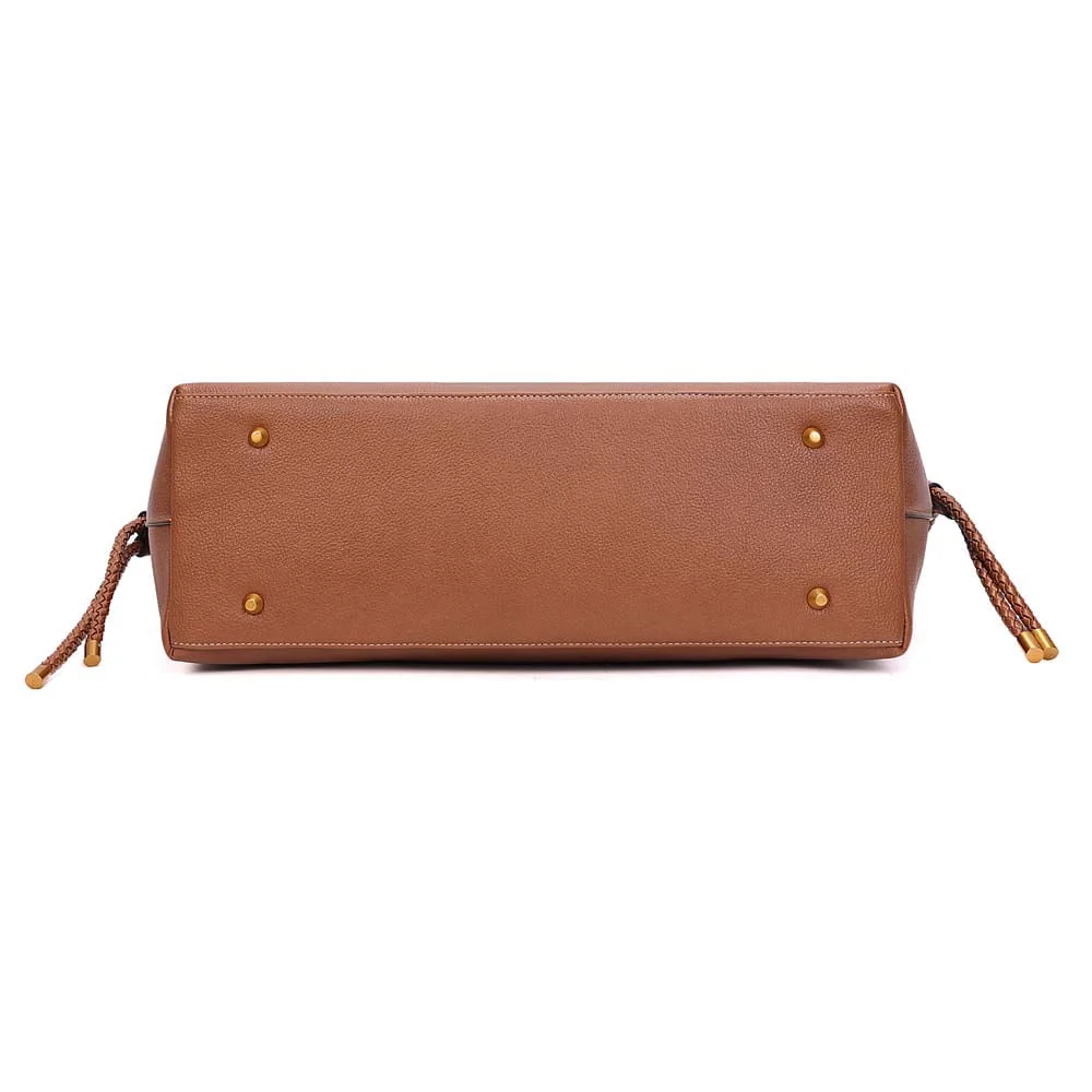 Bolsa Shopper Floater Alça De Ombro Marrom Safari - vista 6 de 7
