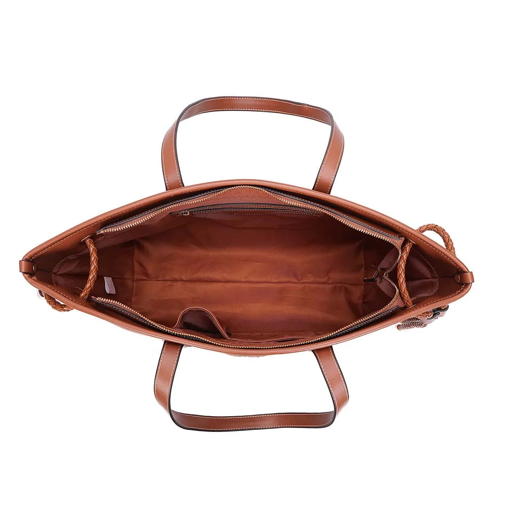 Bolsa Shopper Floater Alça De Ombro Marrom Safari - vista 7 de 7