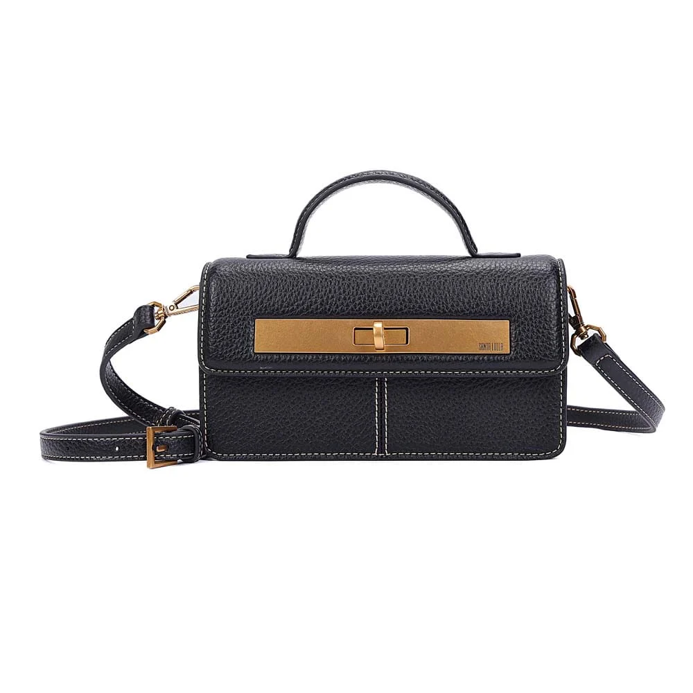 Bolsa Pequena Floater Alça Transversal Preta - vista 1 de 7