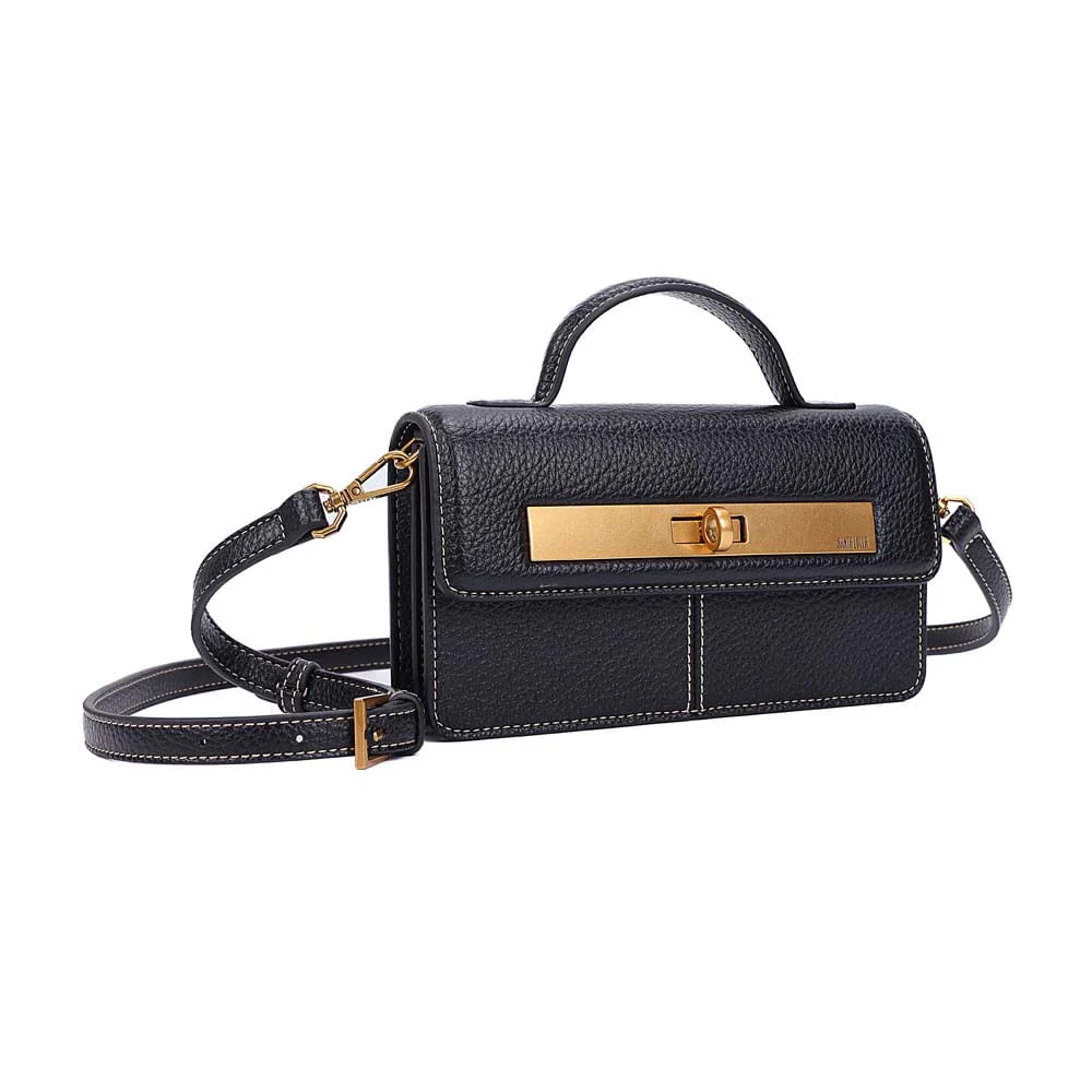 Bolsa Pequena Floater Alça Transversal Preta - vista 2 de 7
