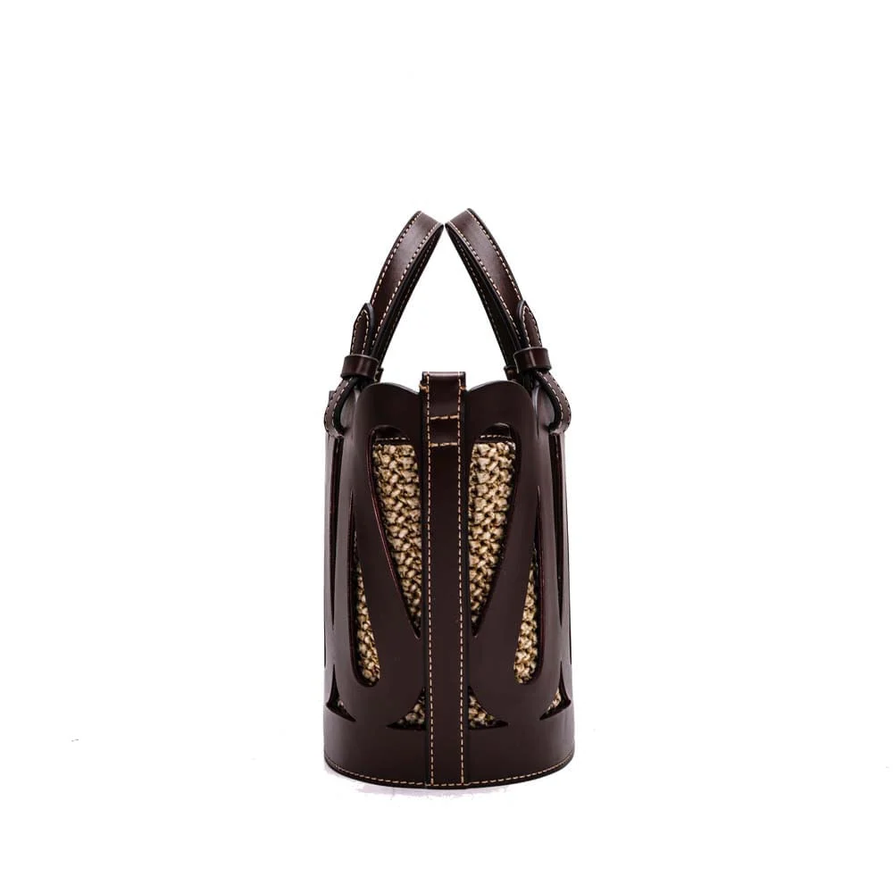 Bolsa Tote Soft Alça De Ombro Marrom Dark Cocoa - vista 4 de 10