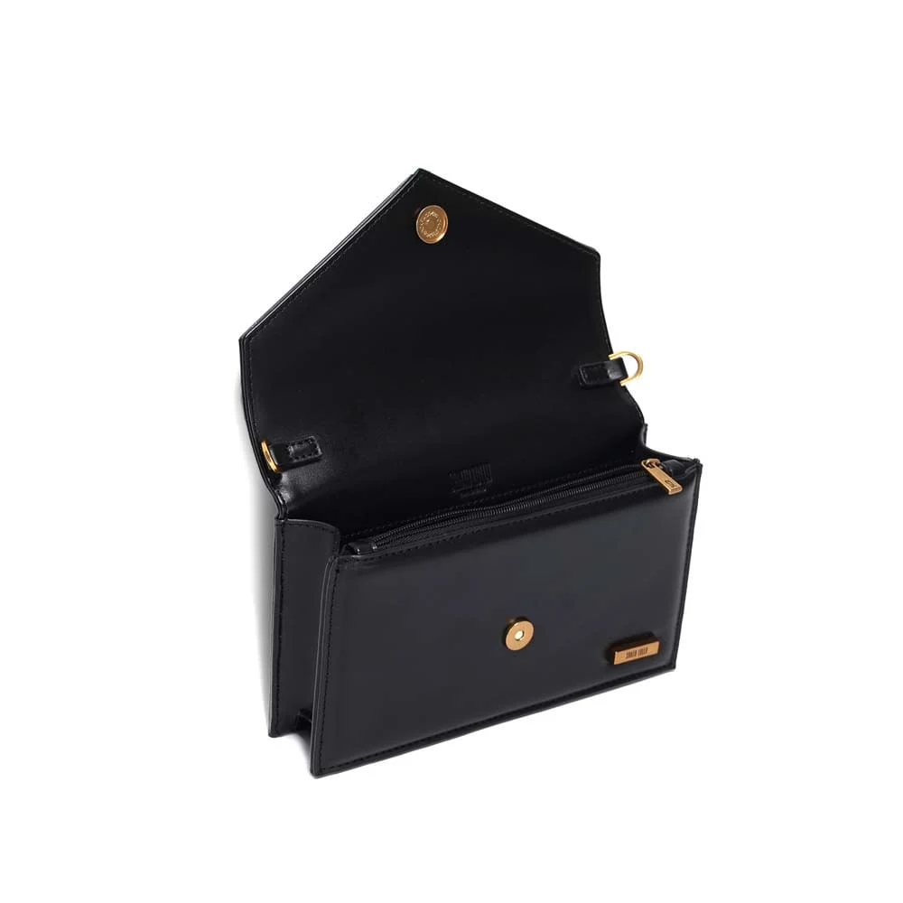 Bolsa Envelope Pequena Soft Preta Alça Tiracolo - vista 3 de 3