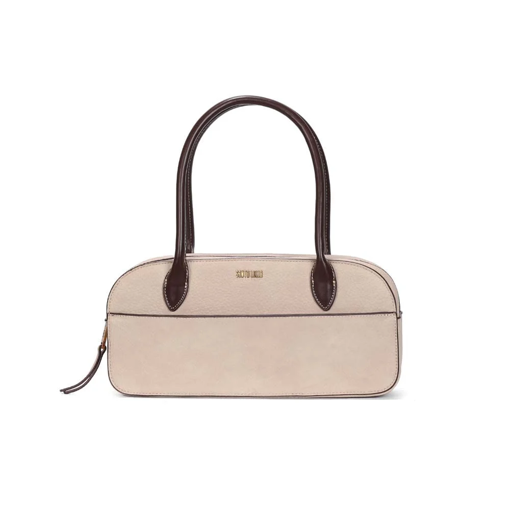 Bolsa Média Estruturada Floater Cinza Fog - vista 1 de 3