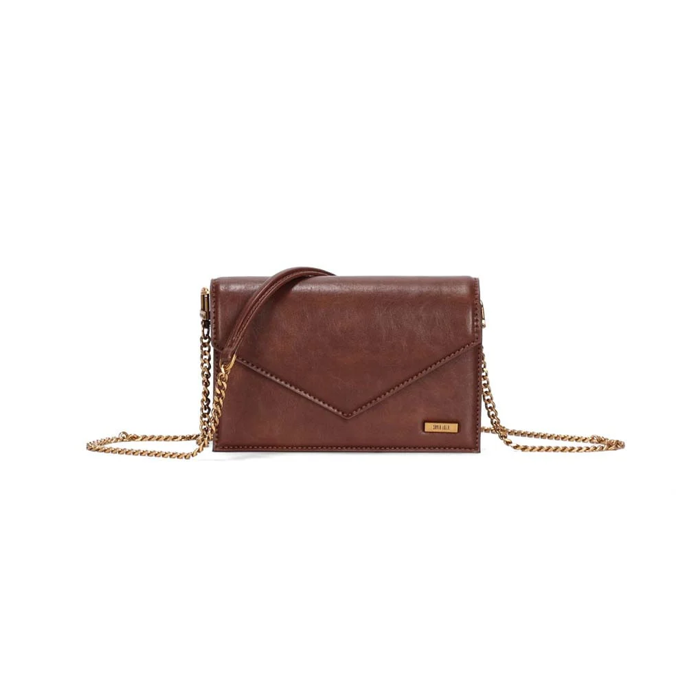 Bolsa Envelope Pequena Rústico Terracota Alça Tiracolo - vista 1 de 3