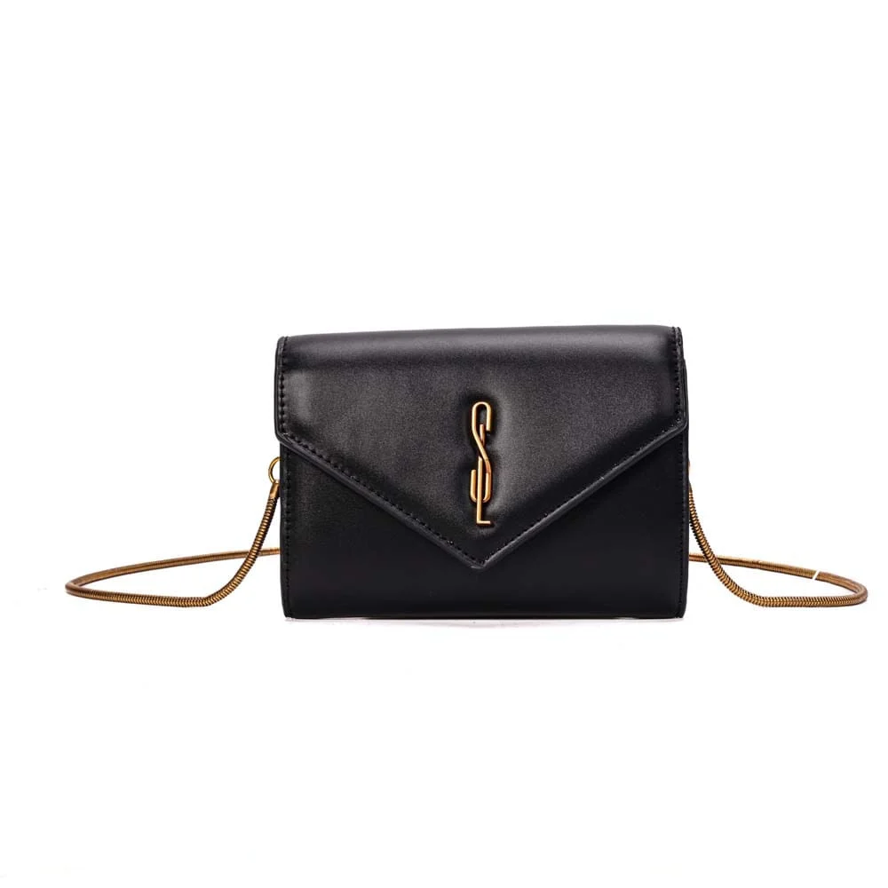 Bolsa Carteira Pequena Soft Liso Transversal Preto - vista 1 de 4