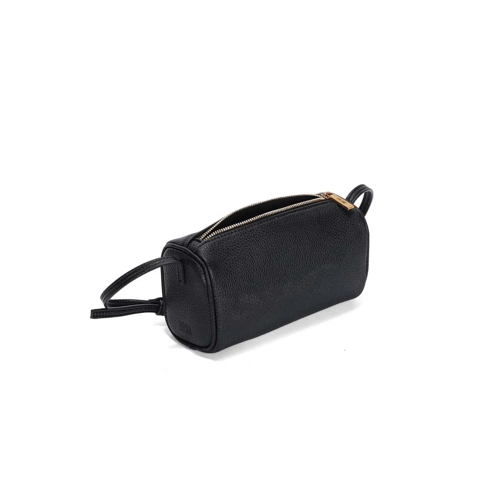 Bolsa Cilindro Pequena Floater Preto Transversal - vista 3 de 3