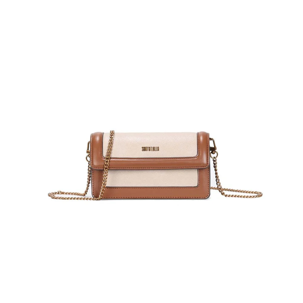 Bolsa Tiracolo Pequena Floater Bege Areia - vista 1 de 3
