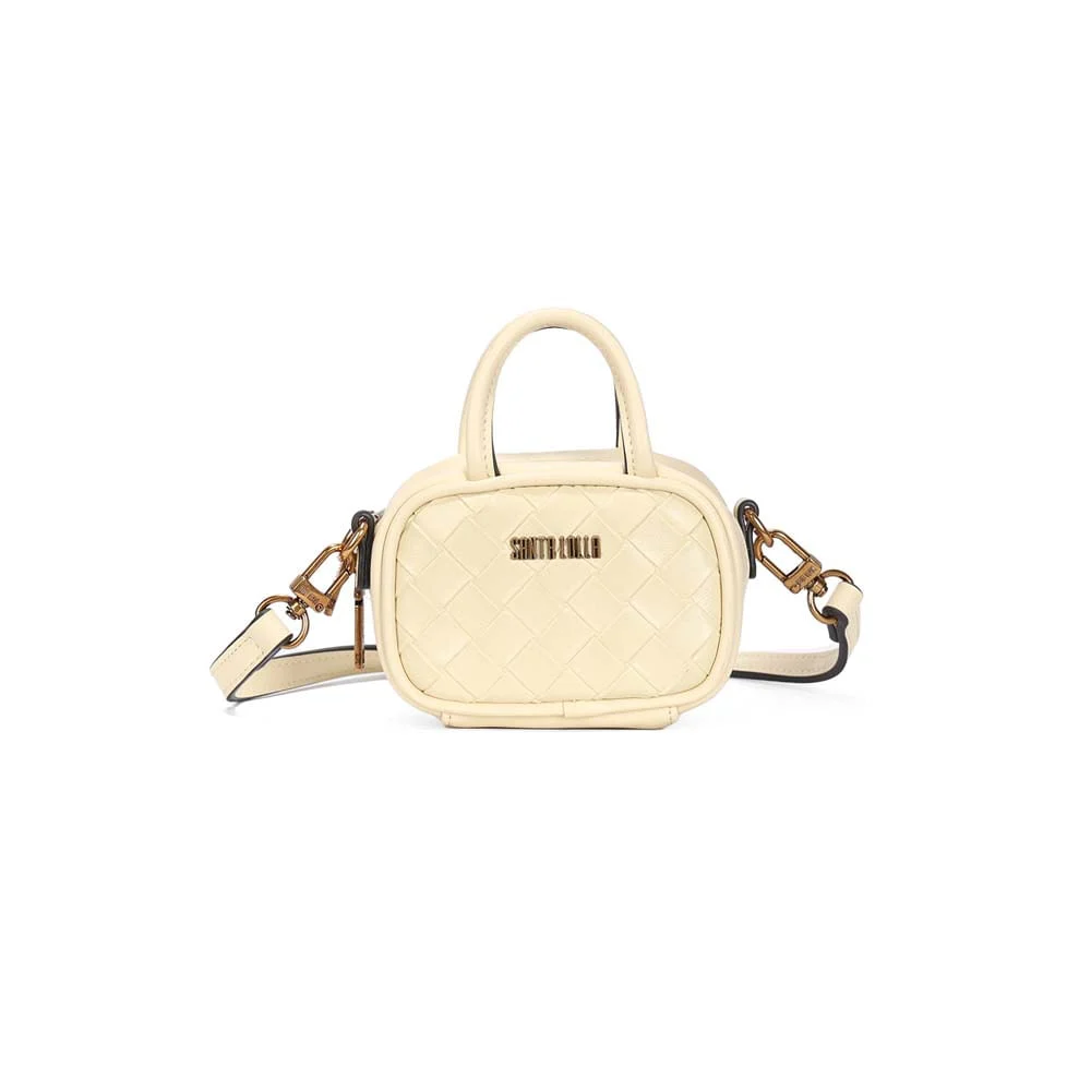 Bolsa Mini Bag Tressê Amarelo Buttercream Transversal - vista 1 de 3