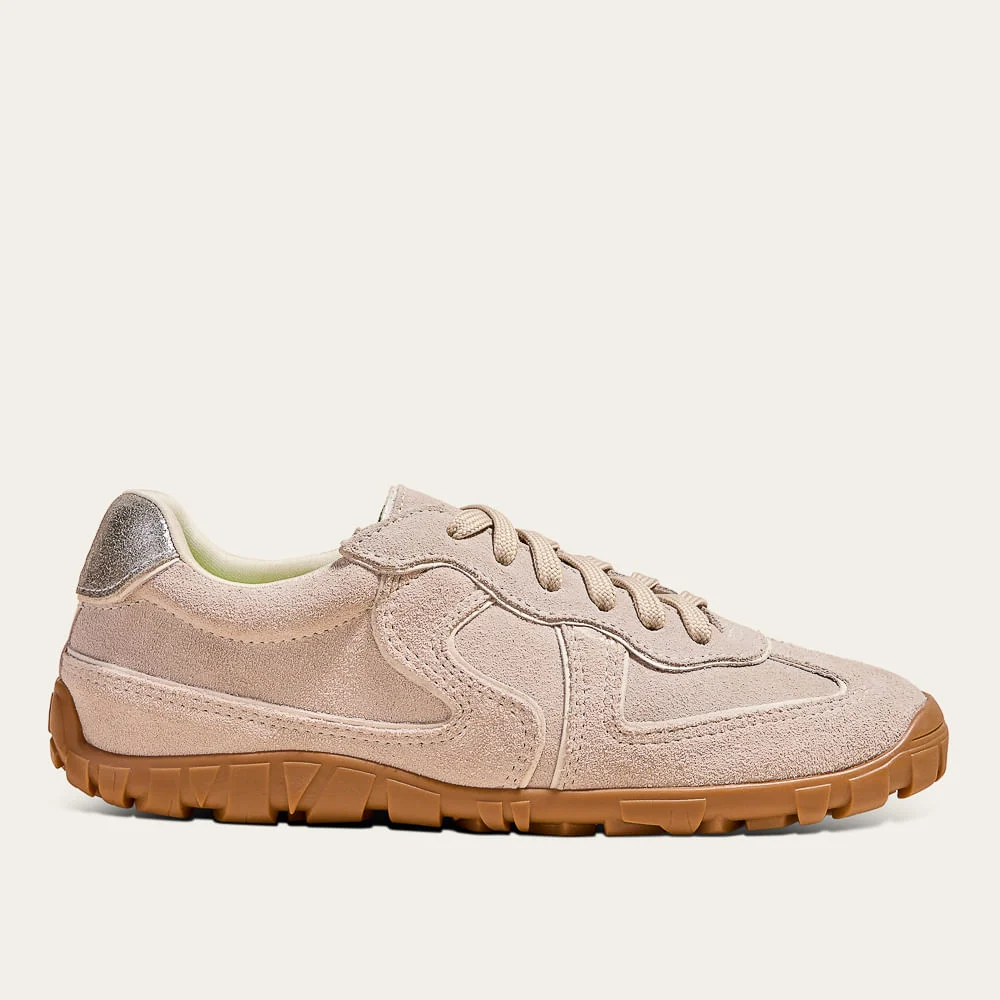 Tênis Jogginng Couro Camurça New Rosê Biscuit - vista 1 de 2