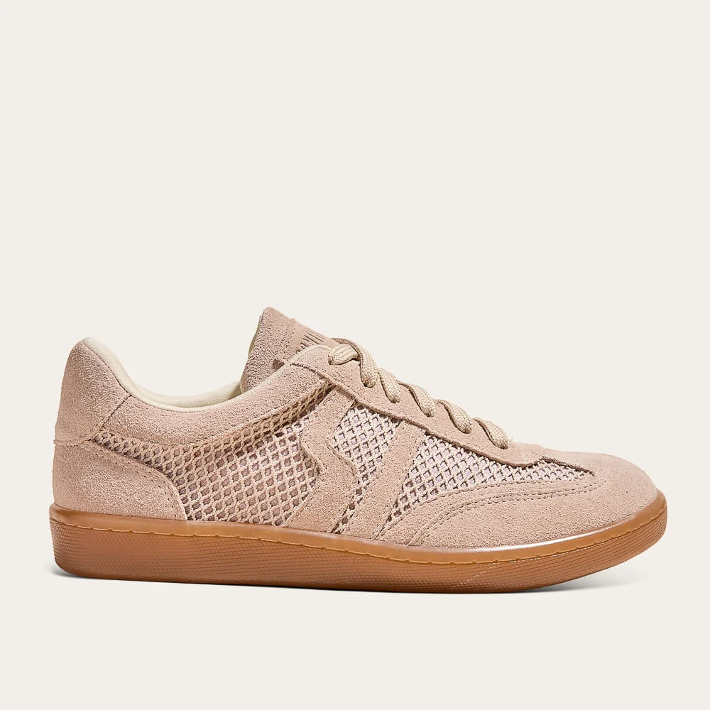Tênis Camurça Bege Biscuit Mesh - vista 1 de 2