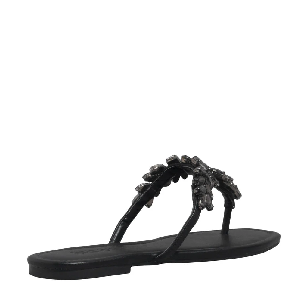 Rasteira Napa Soft Preto - vista 3 de 5