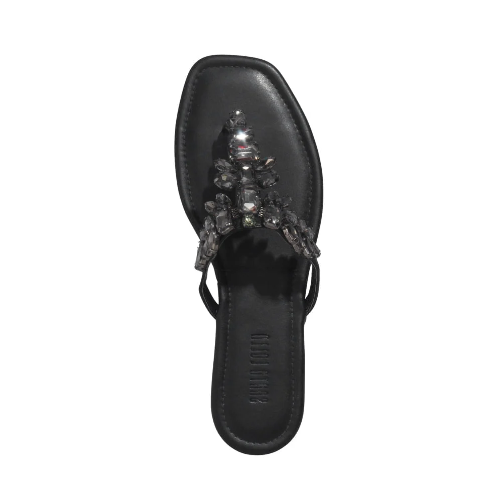 Rasteira Napa Soft Preto - vista 4 de 5