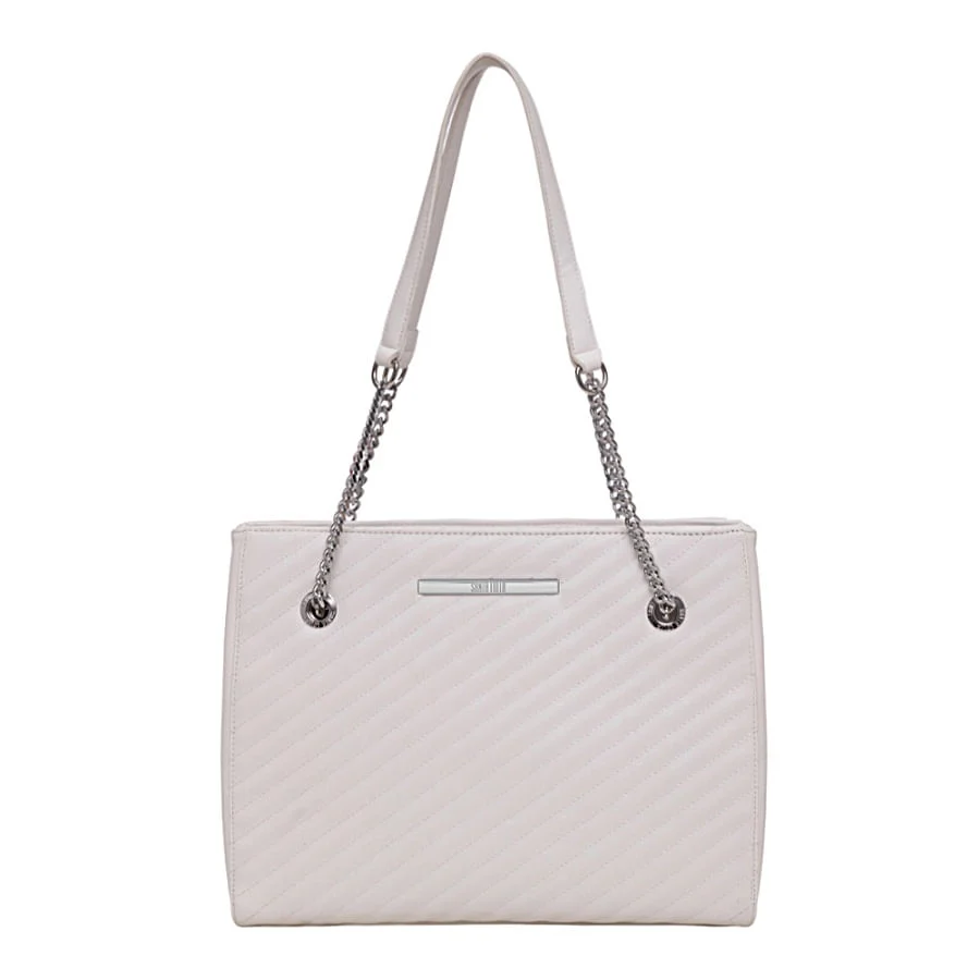 Bolsa Matelassê Corrente Branca - vista 1 de 2