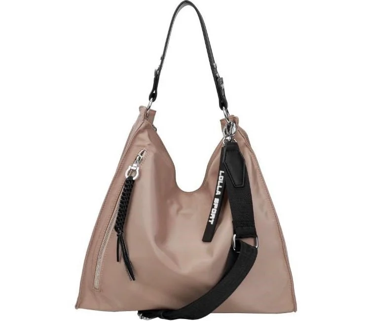 Bolsa Grande Nylon Bege - vista 1 de 2
