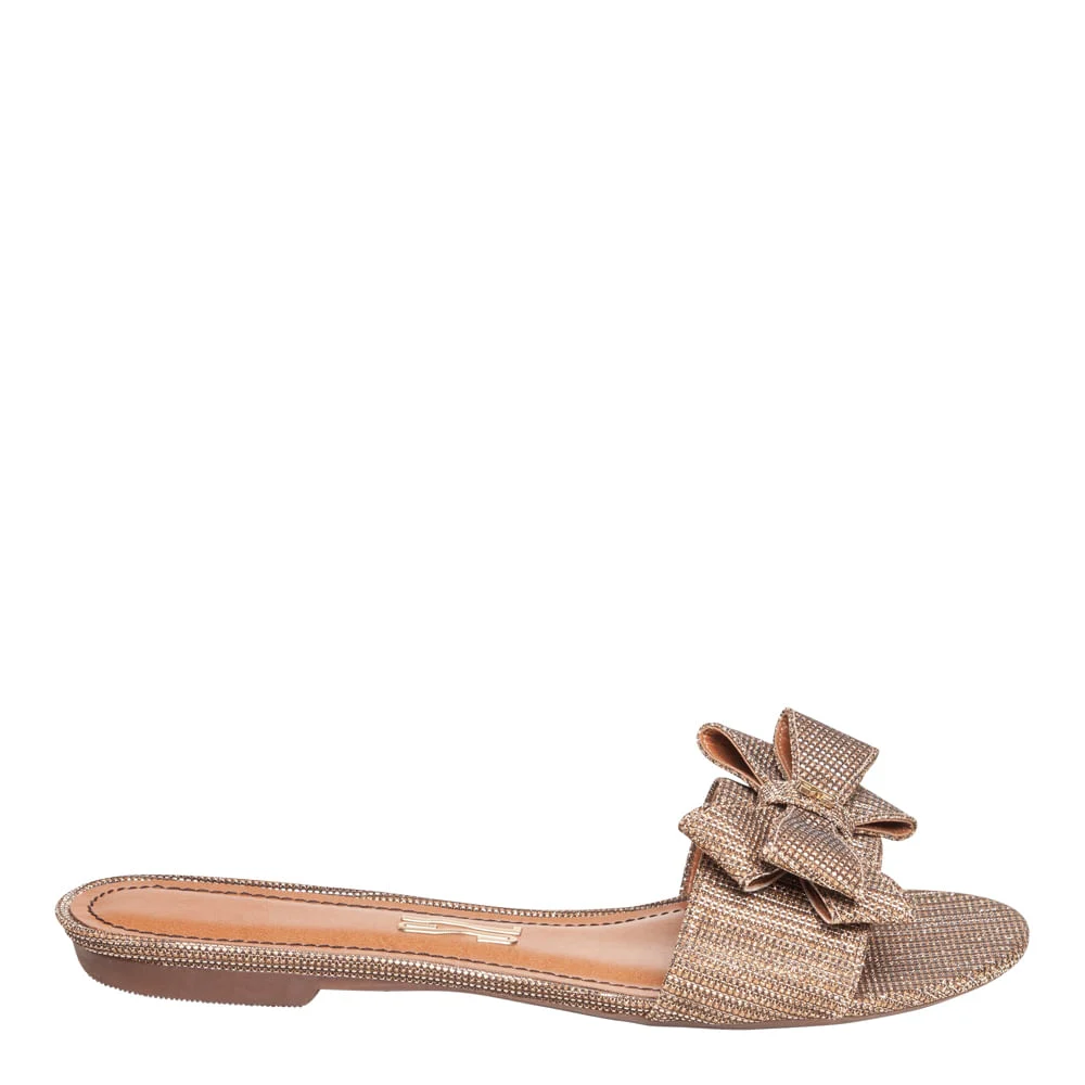 Rasteira Tecido Look Bronze - vista 1 de 4