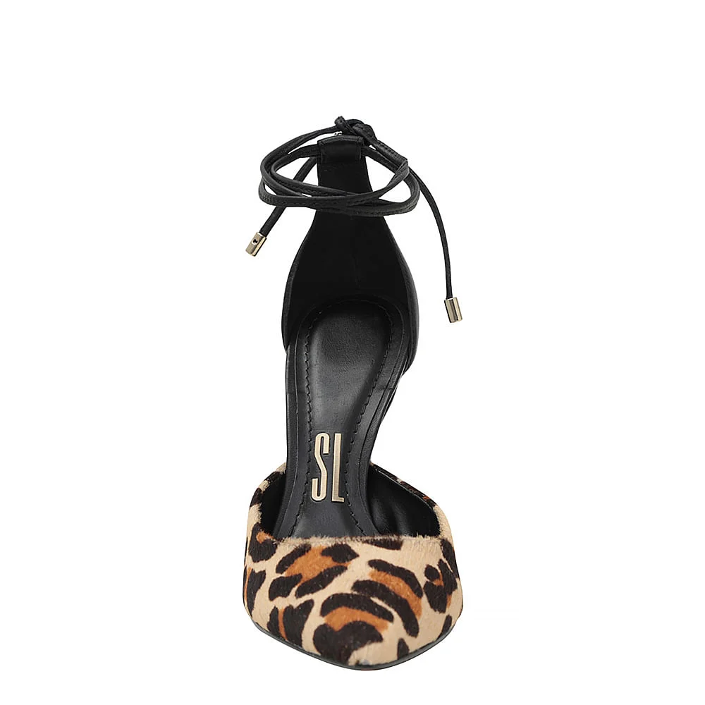 Scarpin Amarração Animal Print - vista 4 de 4