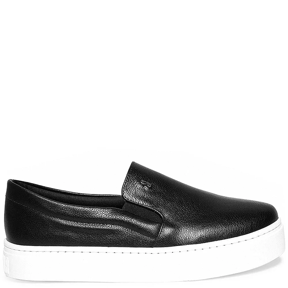 Tênis Slip On New Pele Preto - vista 2 de 4