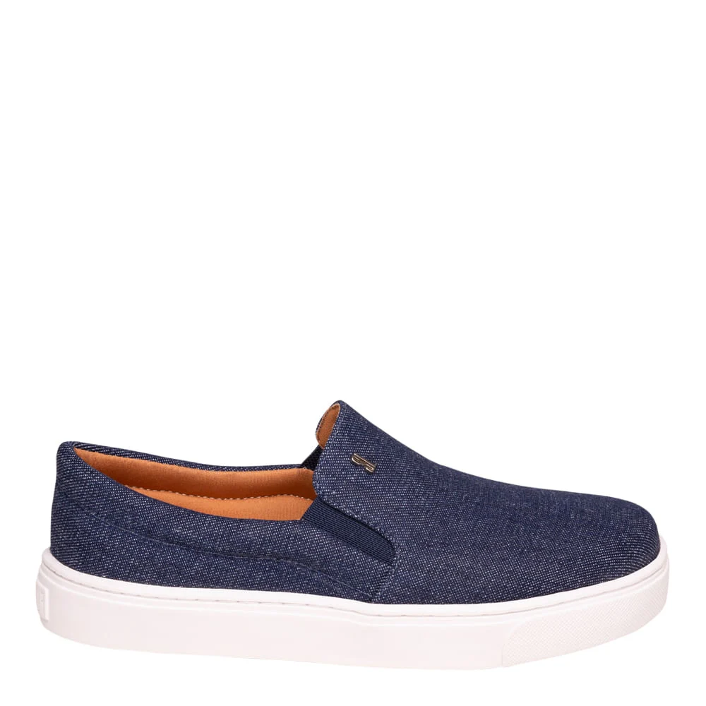 Tênis Slip On Jeans Azul - vista 1 de 4