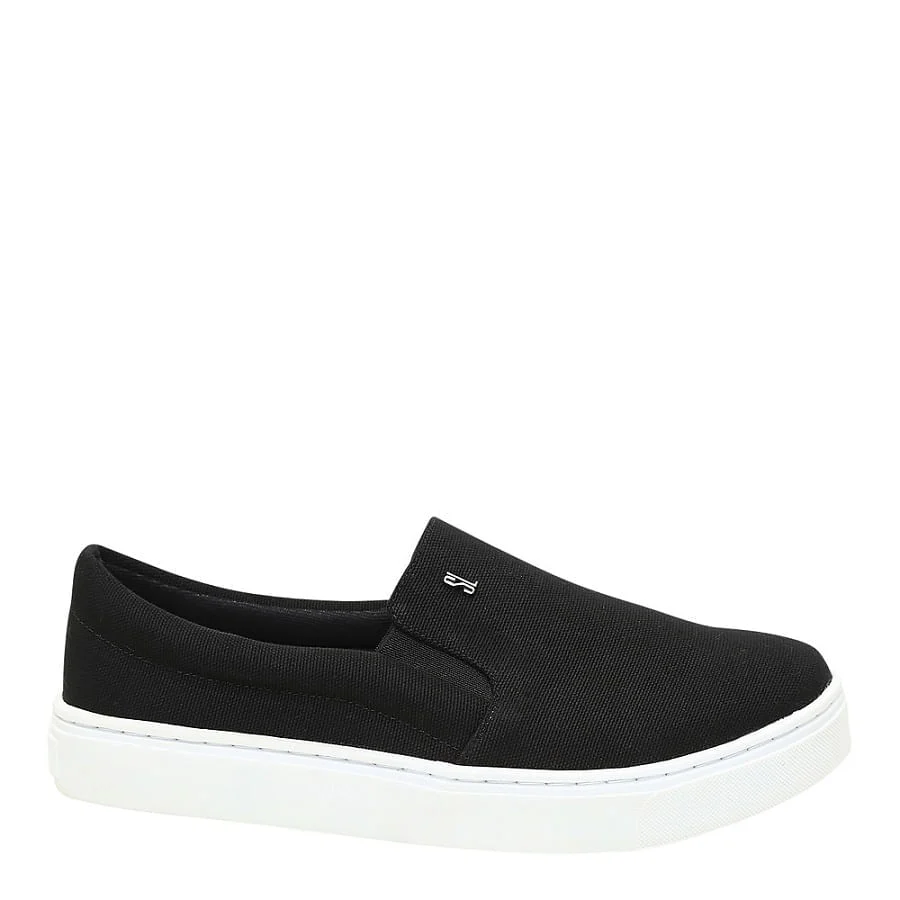 Tênis Slip On Lona Preto - vista 1 de 4