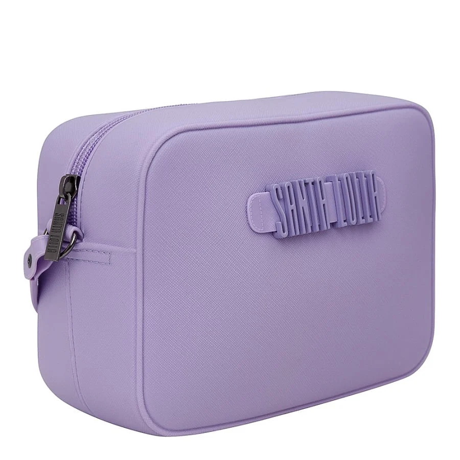Bolsa Borracha Retangular Lilás - vista 3 de 4