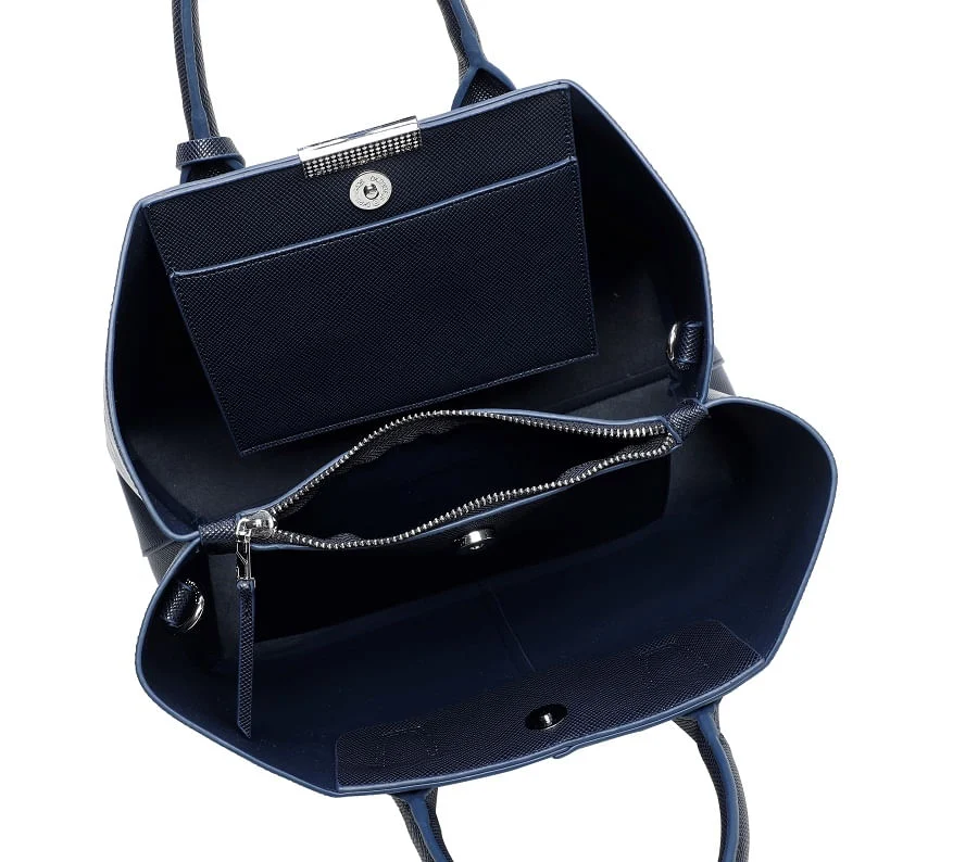Bolsa Grande Risco Azul - vista 5 de 5
