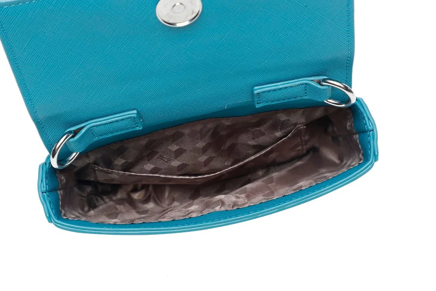 Bolsa Pequena Tiracolo Azul - vista 5 de 5