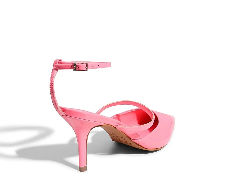 Scarpin Verniz Show Rosa Camélia - vista 3 de 3