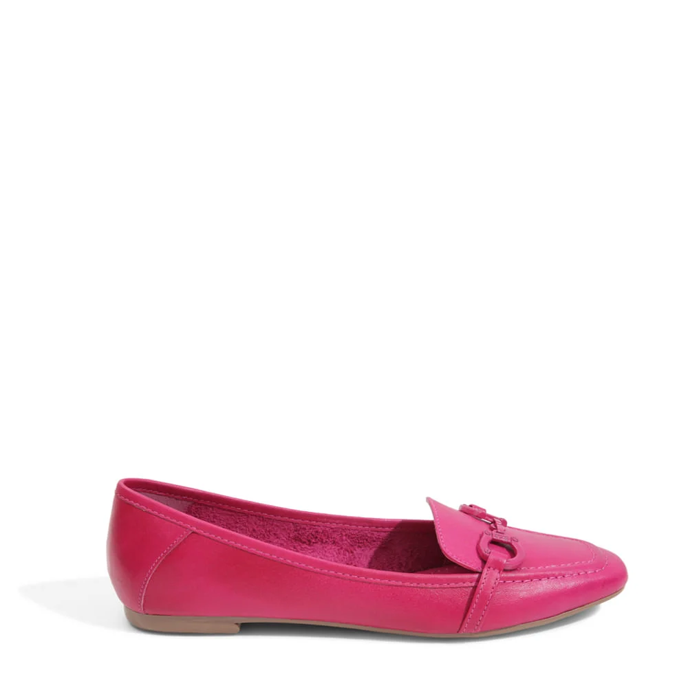Mocassim Couro Corrente Pink - vista 1 de 4