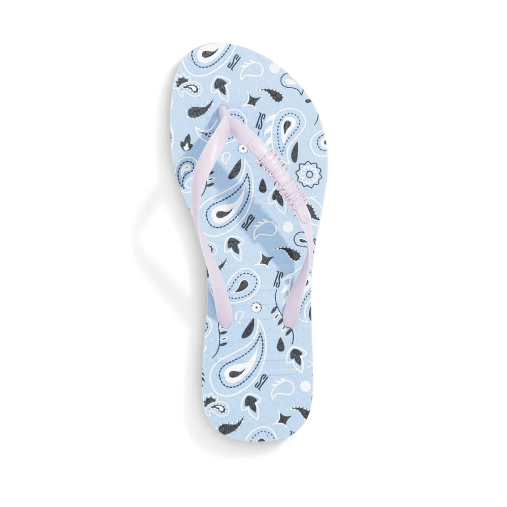 Flip Flop Borracha Bandana Azul - vista 4 de 4
