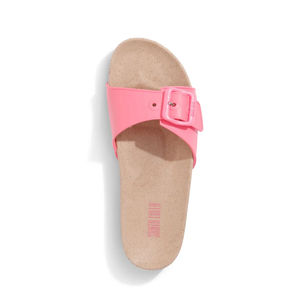 Slide Borracha Fivela Rosa Camélia - vista 4 de 4