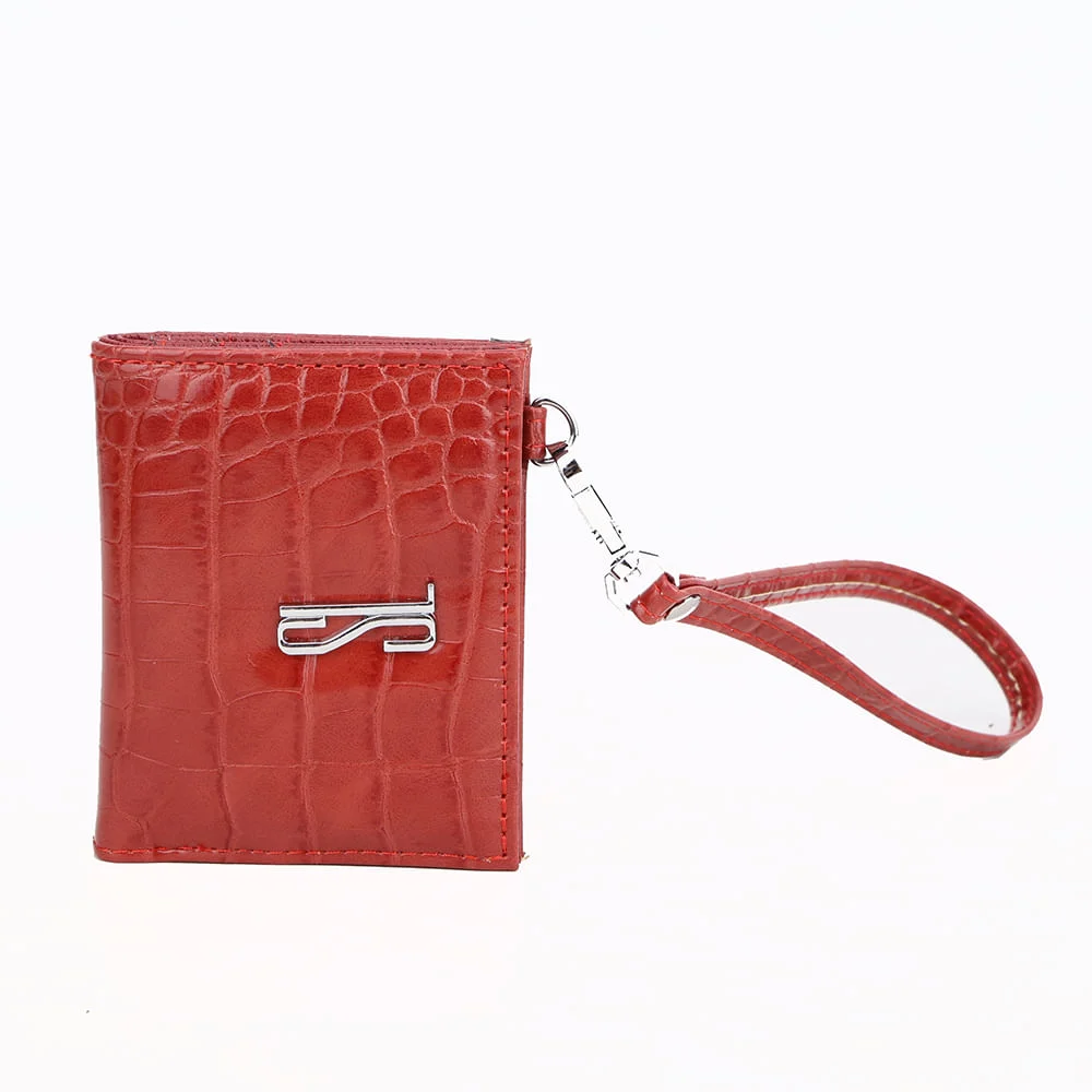 Carteira Croco Alto Brilho Russian Red - vista 1 de 4