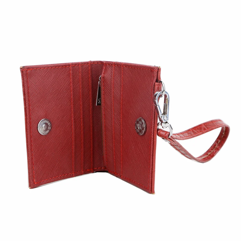 Carteira Croco Alto Brilho Russian Red - vista 4 de 4