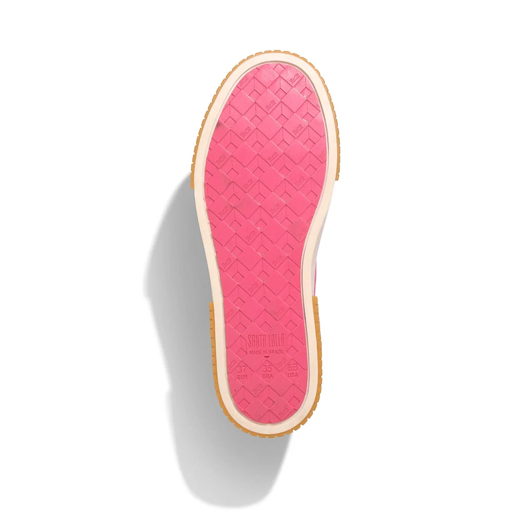 Tênis Infantil Pink Neon Lona Deserto - vista 3 de 5