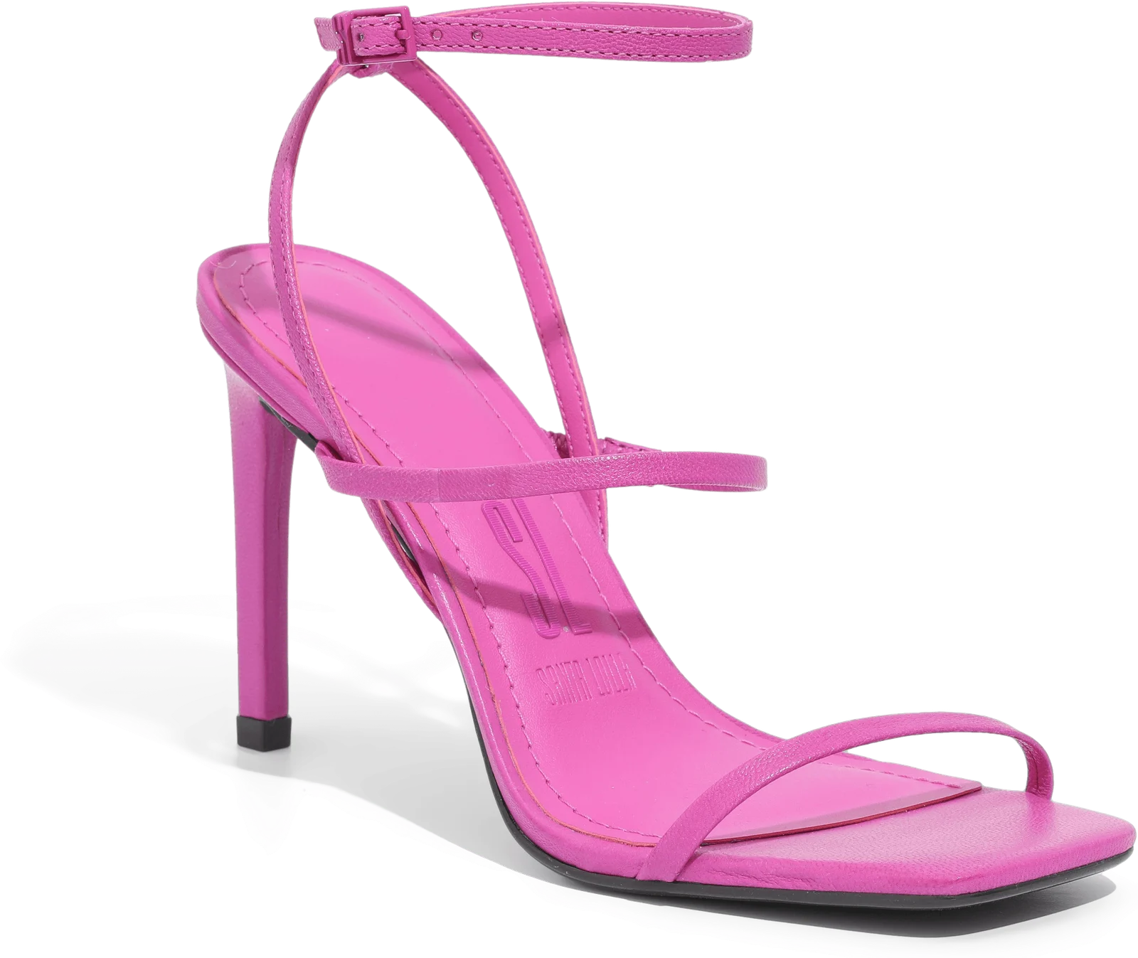 Sandália Couro Pelica Premium Magenta - vista 2 de 3