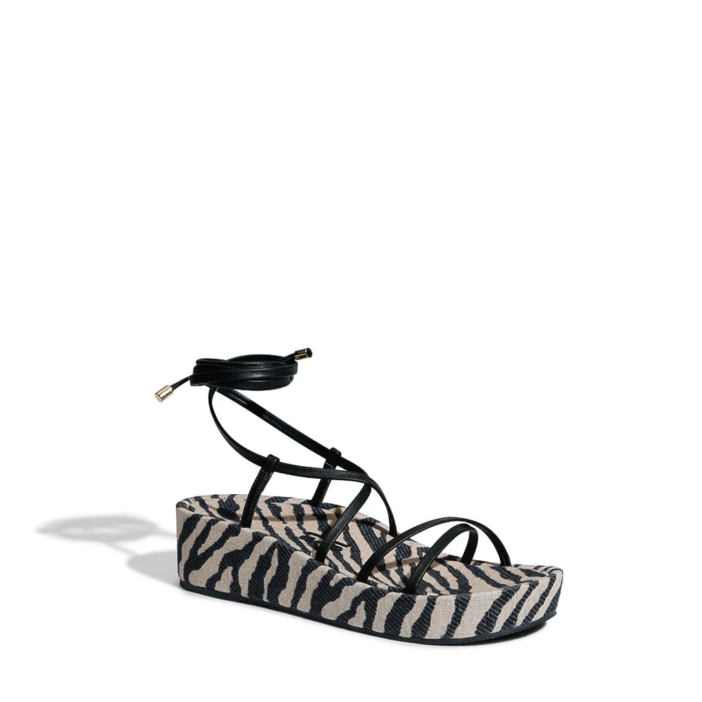 Sandália Zebra Eco Preto - vista 4 de 4