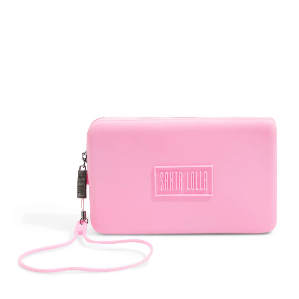 Clutch Borracha Rosa Chiclete - vista 1 de 3