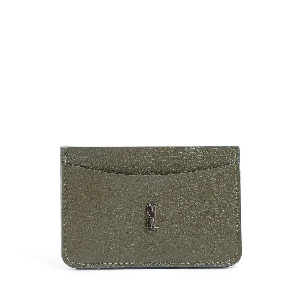 Porta Cartão Couro Floater Verde Militar - vista 1 de 4