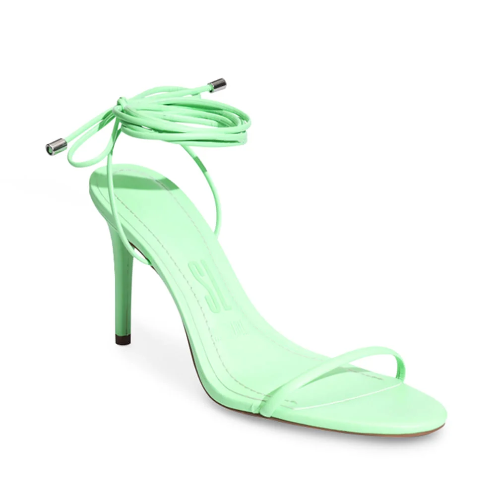 Sandália Napa Santorine Verde Menta - vista 2 de 3