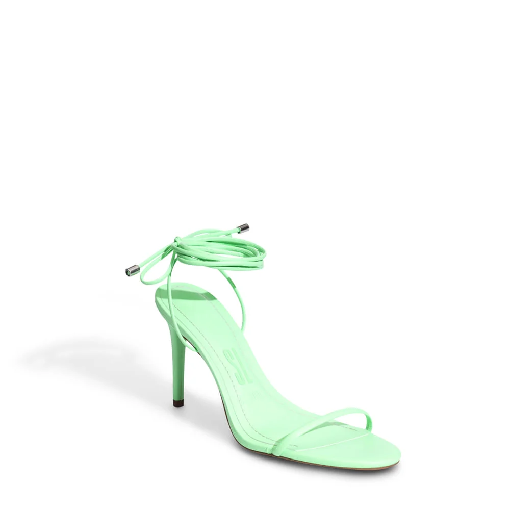 Sandália Napa Santorine Verde Menta - vista 3 de 3