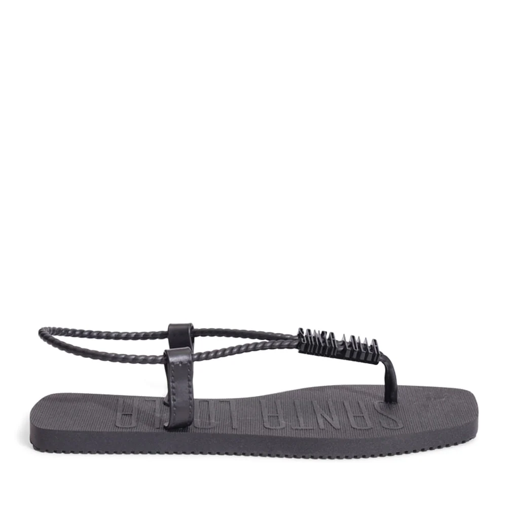 Flip Flop Borracha Preto - vista 1 de 4